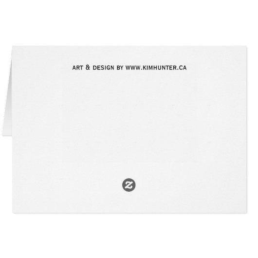 New York Card Central Park Custom Souvenir Card (Back Horizontal)