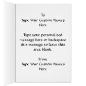 New York Card Central Park New York Souvenir Card (Inside (Right))