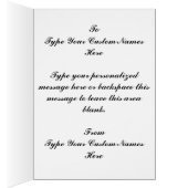 New York Card Central Park New York Souvenir Card (Inside (Right))