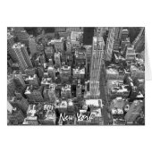 New York Card Cityscape New York Souvenir Card (Front Horizontal)