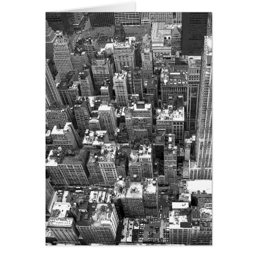New York Card Cityscape New York Souvenir Card (Front)
