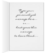 New York Card Cityscape New York Souvenir Card (Inside (Right))