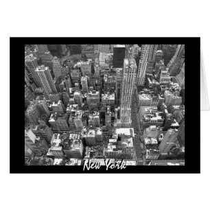 New York Card Cityscape New York Souvenir Card