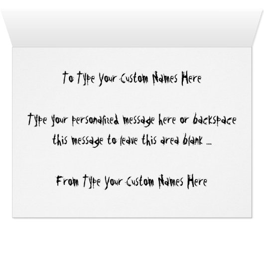 New York Card New York Bull Souvenir Card (Inside Horizontal (Bottom))