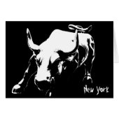 New York Card New York Bull Souvenir Card (Front Horizontal)