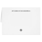 New York Card New York City Skyline Souvenir Card (Back Horizontal)