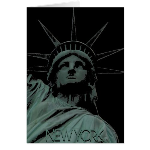 New York Card New York Souvenir Card Landmarks