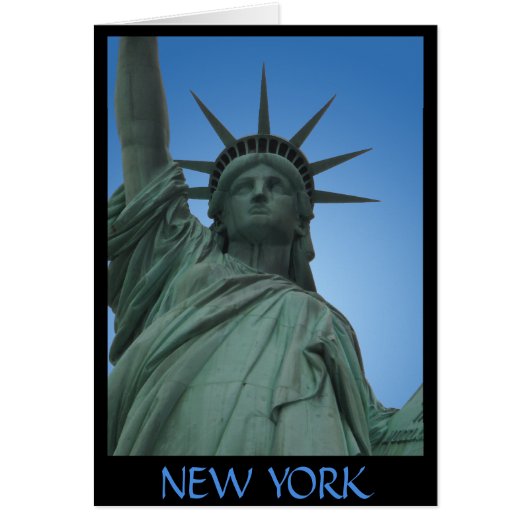 New York Card New York Souvenir Card Landmarks (Front)