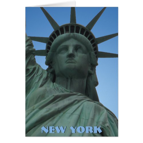 New York Card New York Souvenir Statue of Liberty