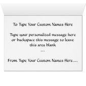 New York Card Times Square New York Souvenir Card (Inside Horizontal (Bottom))