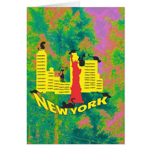 NEW YORK cat Cards (Front)