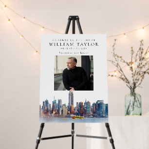 New York Celebration Of Life Photo Welcome Sign