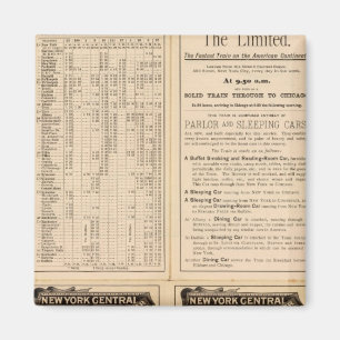 New York Central and Hudson River Railroad 2 Magnet