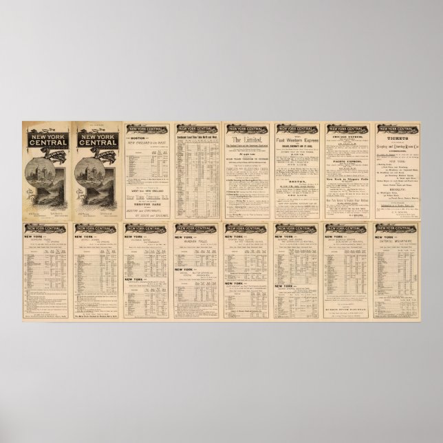 New York Central and Hudson River Railroad 2 Poster (Front)