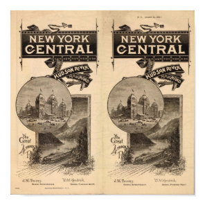 New York Central and Hudson River Railroad Poster