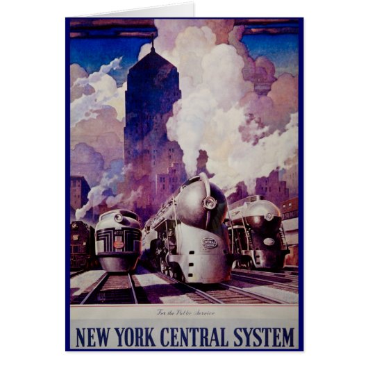 New York Central Line - Vintage Ad (Front)