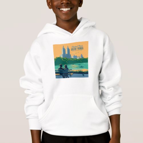 New York Central Park Bench Hoodie