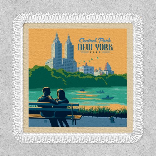 New York Central Park Bench Patch