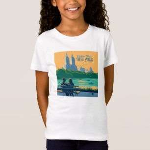 New York Central Park Bench T-Shirt