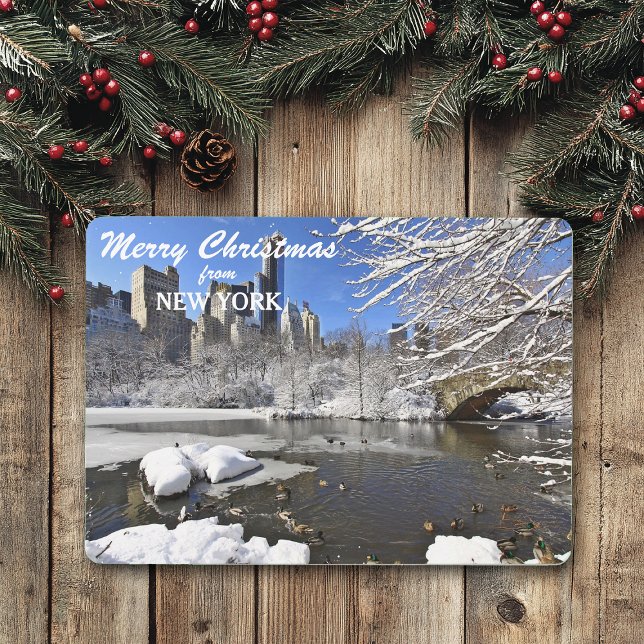 New York Central Park Skyline Christmas Template (Creator Uploaded)