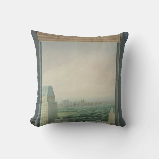 New York Central Park Throw Pillow (Front)