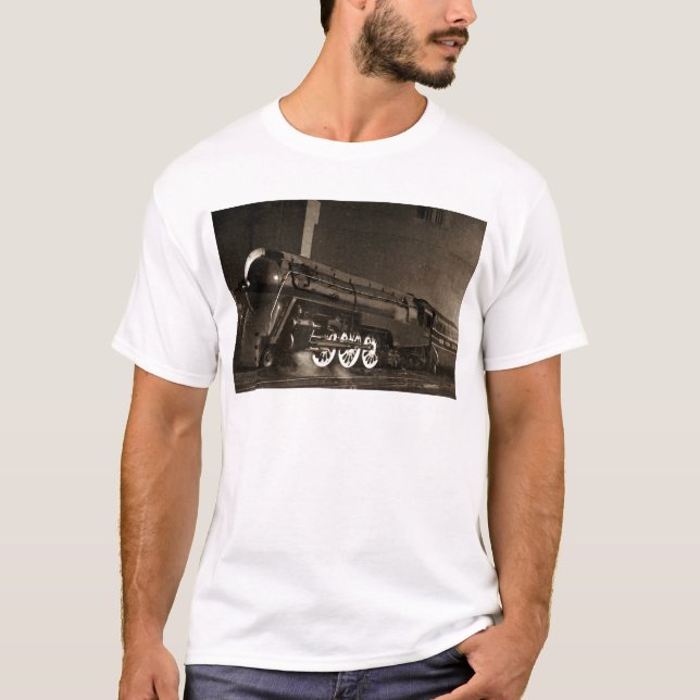 New York Central Vintage Art  Deco Train T-Shirt (Front)