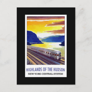 New York Central vintage travel poster postcard