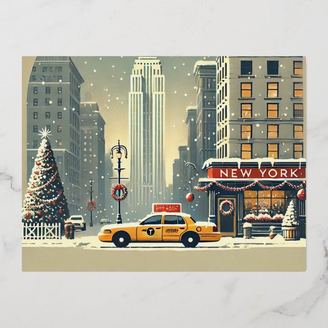 New York Christmas | Statue of Liberty Holiday (Front)