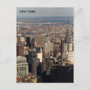 new york chrysler postcard