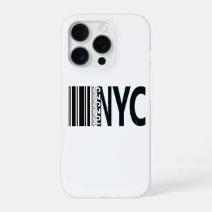 New York City 1625 Barcode Design iPhone 16 Pro Case