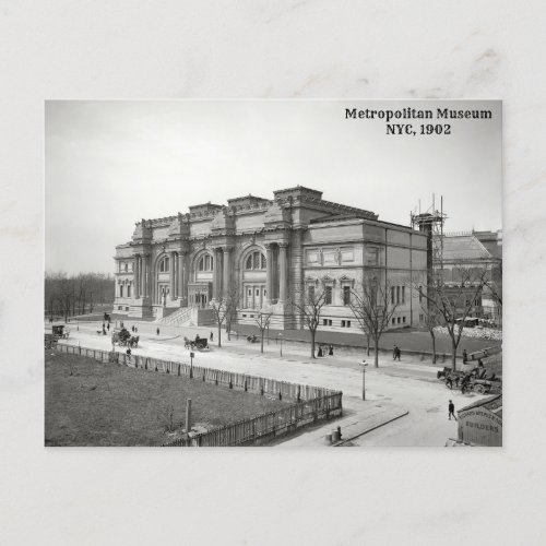 New York City 1900s Metropolitan Museum of Art _  Postcard