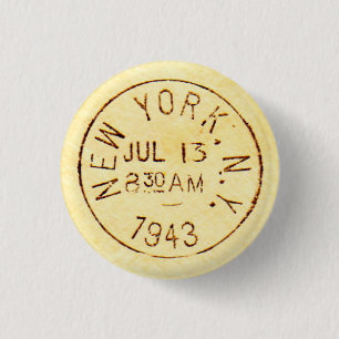 New York City 1943 Button