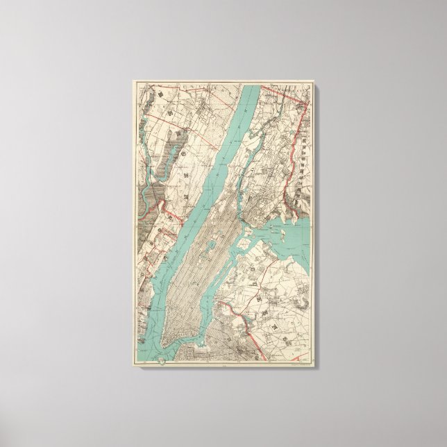 New York City 4 Canvas Print (Front)