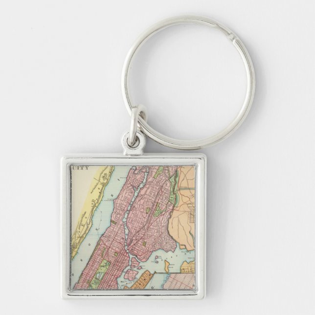 New York City 4 Keychain (Front)