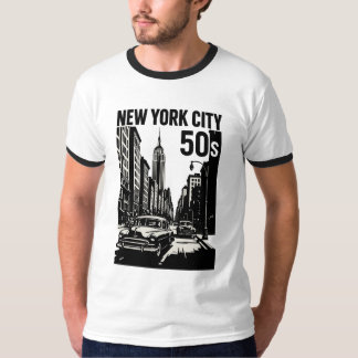 New York City – 50s Retro Art T-Shirt | Vintage...