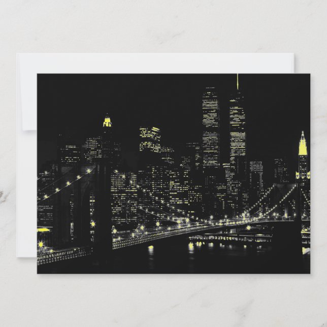 New York City 5.5 x 6.5 Invitation (Front)