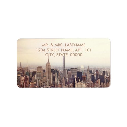 New York City Address Labels