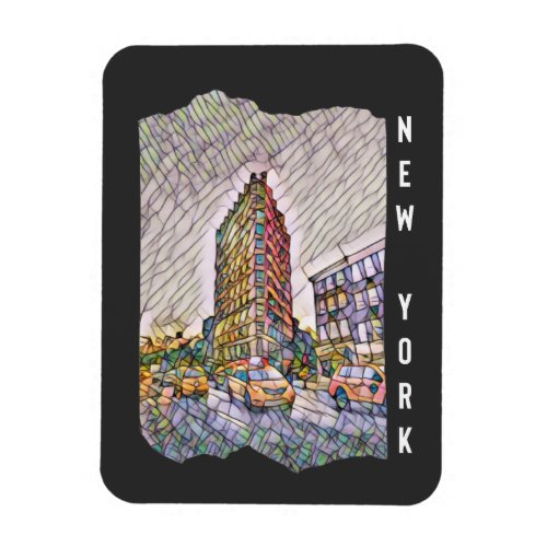 New York City Aesthetic Mosaic Art       Magnet