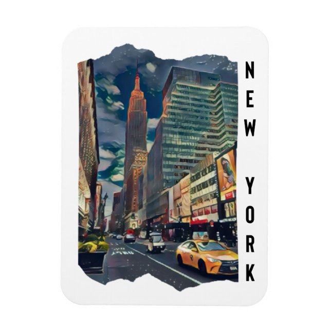 New York City Aesthetic Photo Art        Magnet (Vertical)