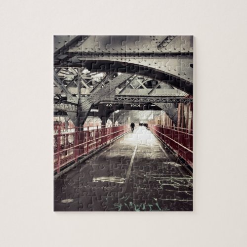 New York City Architecture _ Williamsburg Bridge Jigsaw Puzzle