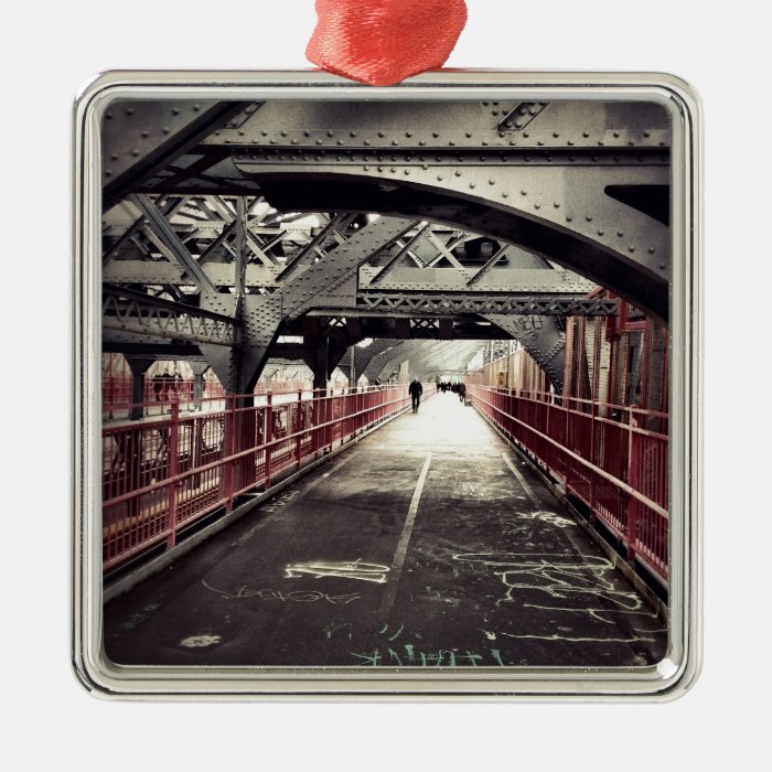 New York City Architecture   Williamsburg Bridge Christmas Tree Ornaments