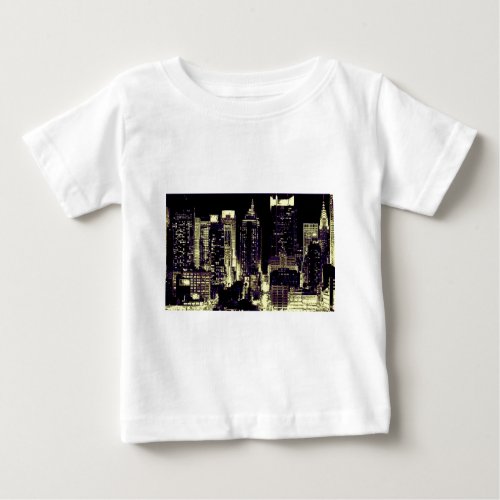 New York City at Night Baby T_Shirt