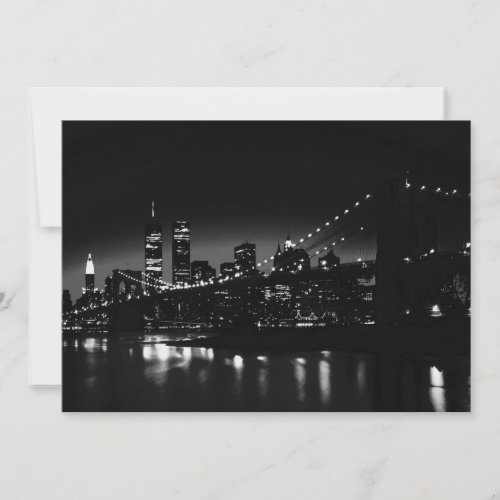 New York City at Night Invitation