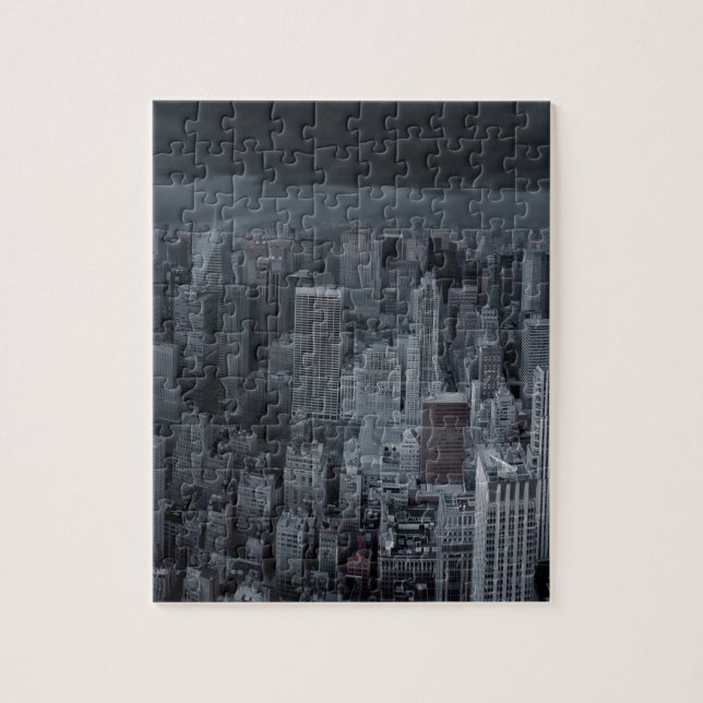 New York City at Night Jigsaw Puzzle (Vertical)