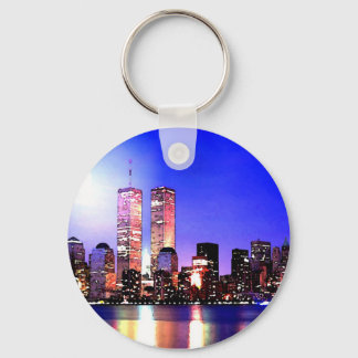 New York City at Night Keychain