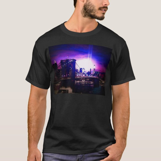 New York City at Night T-Shirt (Front)