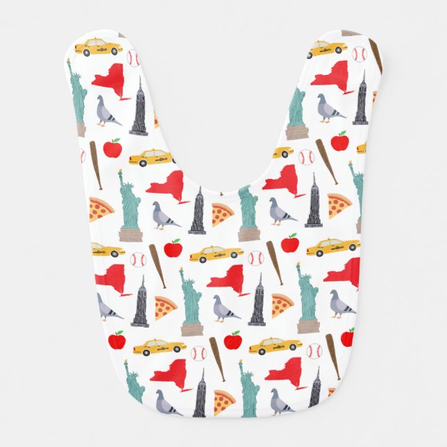New York City Baby Bib (Front)