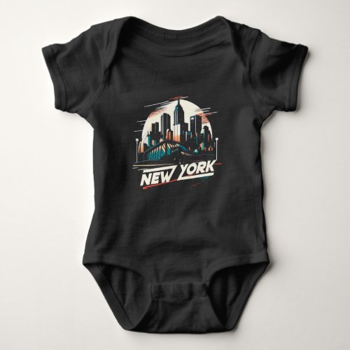 New York City Baby Bodysuit