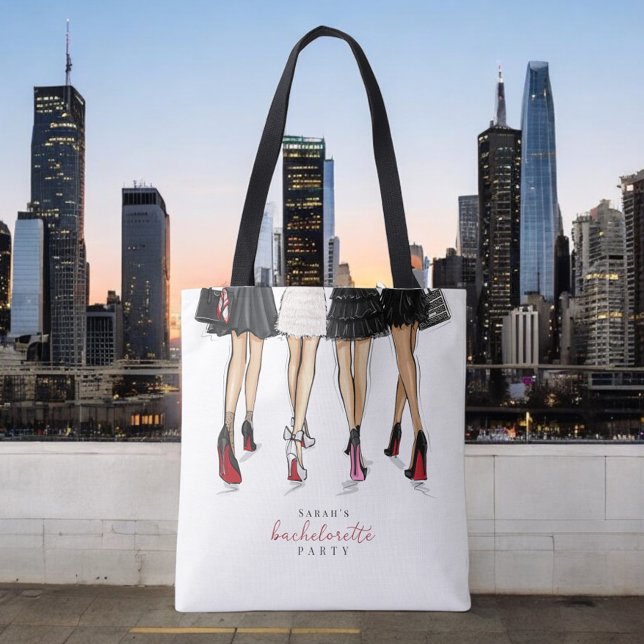 New York City Bachelorette Fashion Custom Tote Bag (Creator Uploaded)