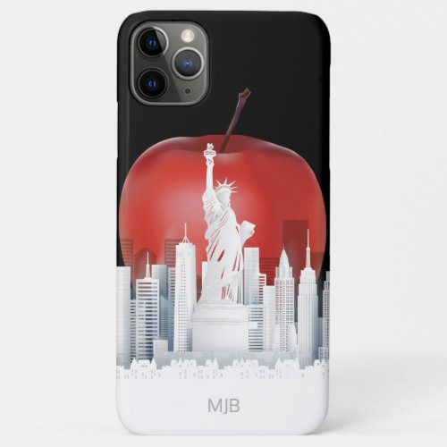 New York City Big Apple with Monogram iPhone 11 Pro Max Case